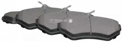 JP GROUP 1163602210 -  Комплект тормозных колодок, дисковый тормоз